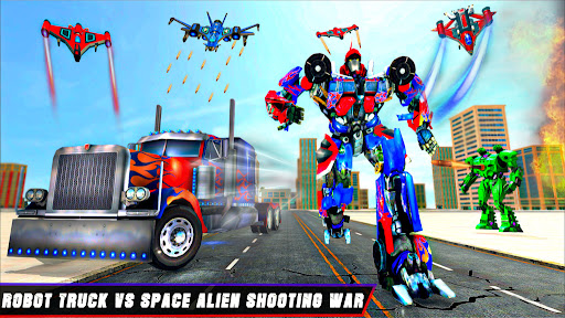 Android application Truck Robot Transform Game screenshort