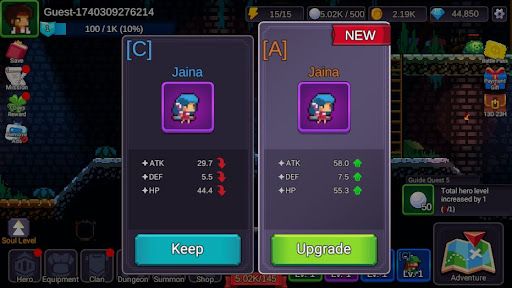 Pixel Clan : Dungeon Squad Screenshot 3 - AppWisp.com