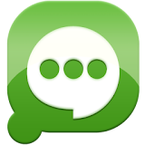 Easy SMS solid Green theme icon