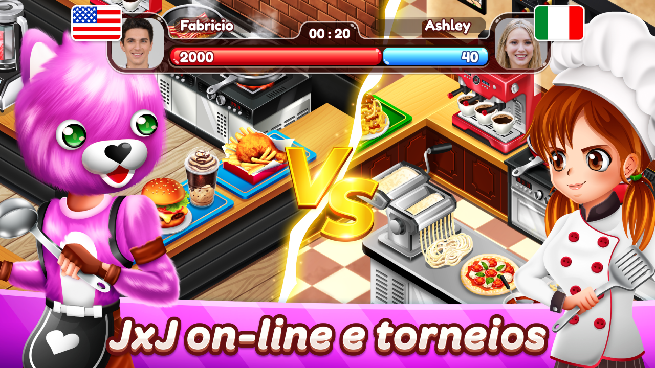 Cafe Panic: Restaurante cozinha v1.39.3a Apk Mod (Dinheiro