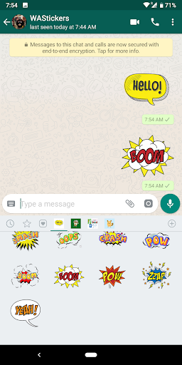 WAStickerApps English Text Sti