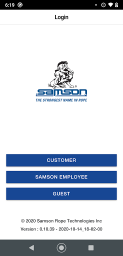 Android application Samson App screenshort