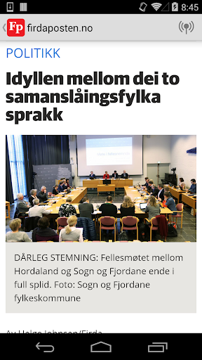Firdaposten Screen 2