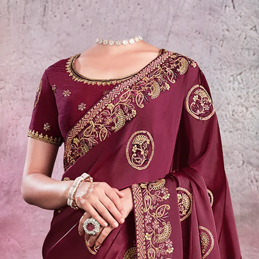 Women Saree Photo logo