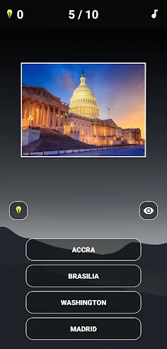 Capital Cities Quiz - Screenshot 4