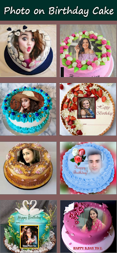 Photo Name on Birthday Cake Screen 3