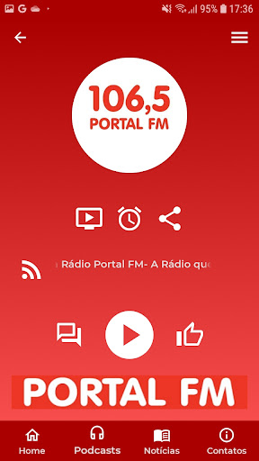 Android application Rádio Portal Fm – Extrema screenshort