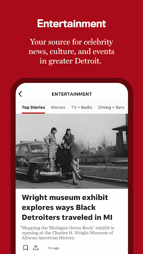 Screenshot of The Detroit News: Local News