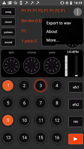 Sequencer Rack 1: music maker Screen 2