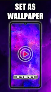 Abstract Purple Live Wallpaper