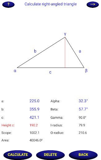MathMasterLITE - Triangles, C Screen 2