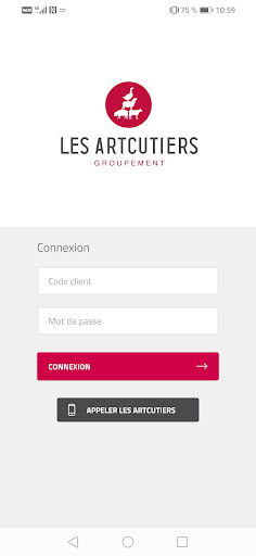 Android application Les Artcutiers screenshort
