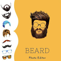 Men beard photo editor Mustache  Hairstyle salon