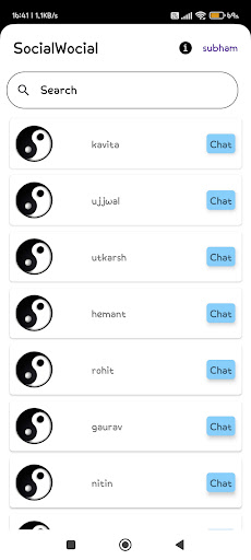 chatapp Screen 2