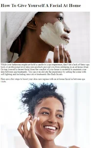 How to Give a Spa Facial
