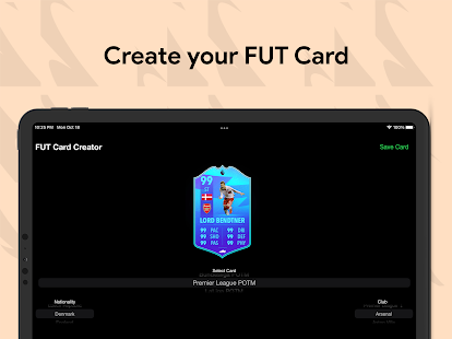 FUT 22 Card Creator 1.0.1 screenshots 2