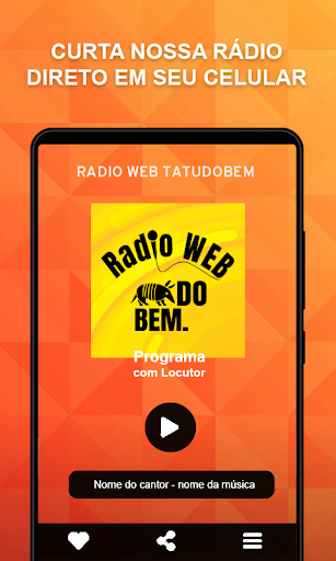 Android application RADIO WEB TATUDOBEM screenshort