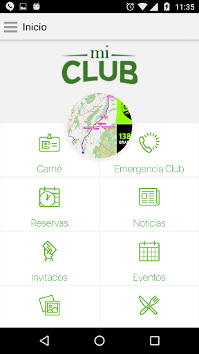 Android application Mi Club App screenshort