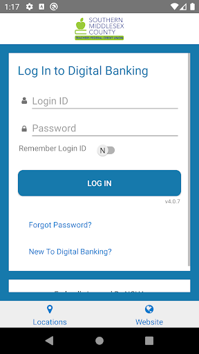 Android application SMCTFCU Mobile Banking screenshort