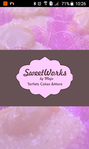 Android application SweetWorks screenshort