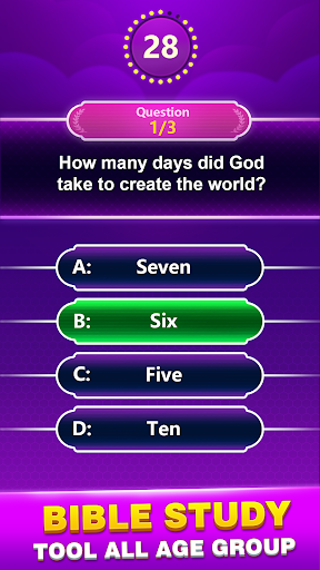 Bible Trivia - Word Quiz Game androidhappy screenshots 1