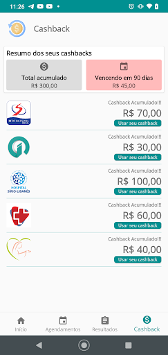 Android application Sou HSE/HSLZ screenshort