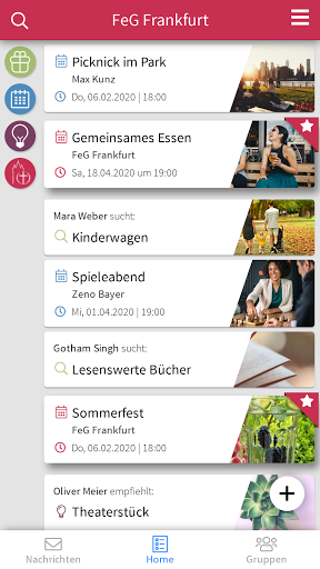 Android application FeG Frankfurt screenshort