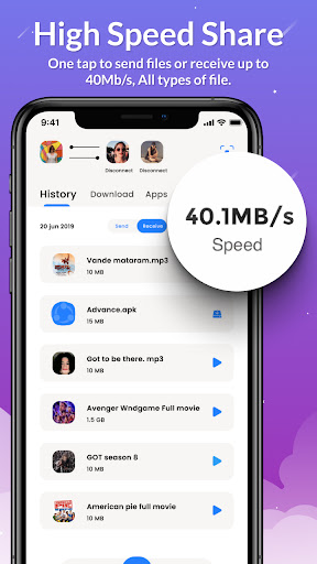 File sender app -fast transfer