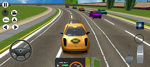 Crazy Taxi Driving Car Games