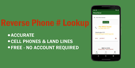 Android application Phone Reveal screenshort