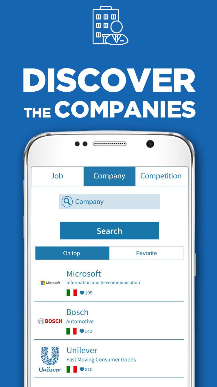 Android application Employerland screenshort