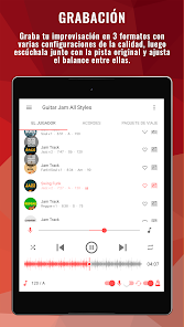 Captura 22 Backing Tracks Guitar Jam Play android