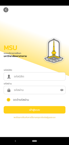 MSU Registration System Screen 3