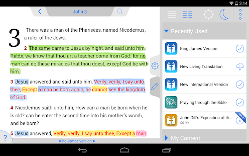 NIV Bible Screenshot