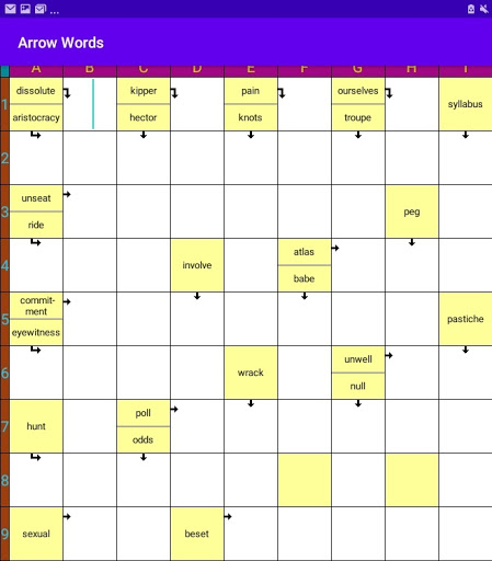 ArrowWords Screen 2