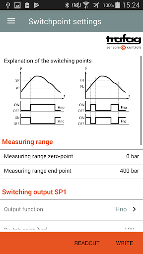 Android application Sensor Master Communicator screenshort