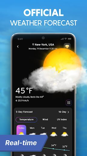 Weather Radar - Live Forecast Screenshot 1 - AppWisp.com