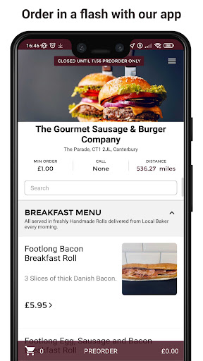 The Gourmet Sausage & Burger Screen 2