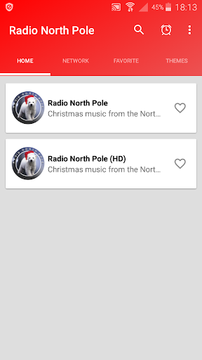 Android application Radio North Pole - Christmas S screenshort
