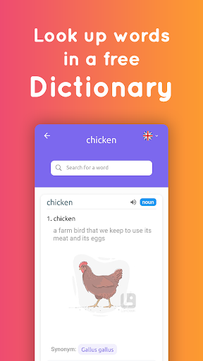 Screenshot of LanGeek | English Vocabulary