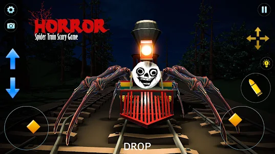 Horror Spider Scary Train Game