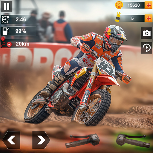 Dirt Bike Race Motocross Games logo