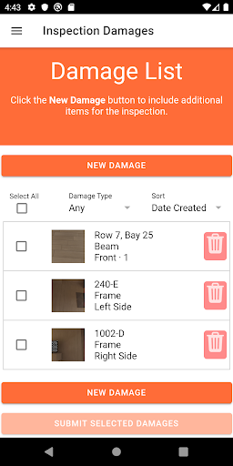 Android application Rack Repair screenshort