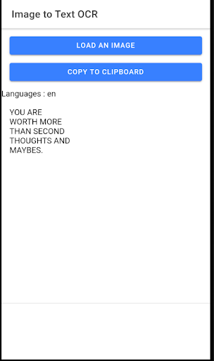 Image To Text OCR Screen 2