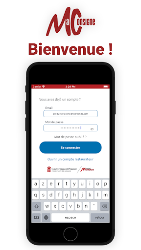 Android application Admin - MaConsigne screenshort