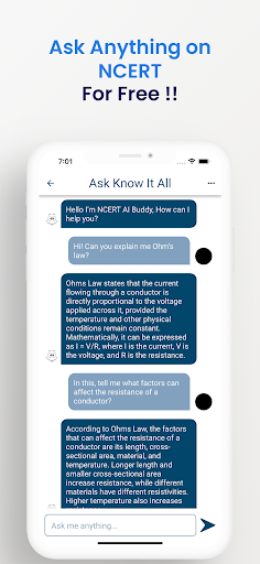 NCERT AI Buddy Powered ChatGPT Screen 3