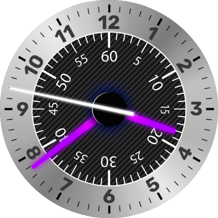 Android application Time-O-meter watch face screenshort