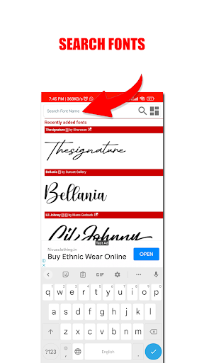 DA FONT'S Screenshot 3 - AppWisp.com