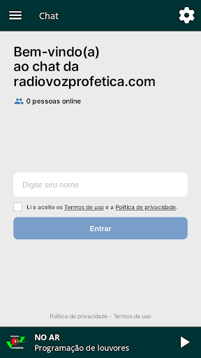 Rádio Web A Voz Profética Screen 3
