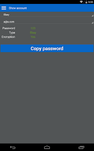 Password Saver Screenshot